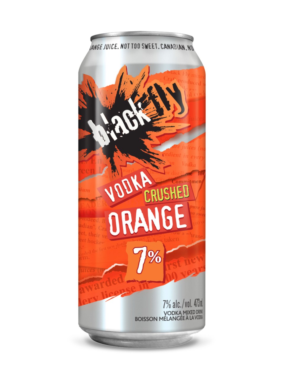 BLACK FLY VODKA CRUSHED ORANGE - 473ML