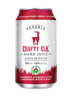 Crafty Elk Canneberge, Bleuet et Açai