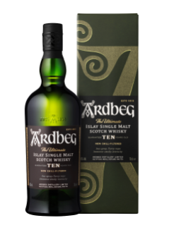 Whisky écossais d'Islay Ardbeg 10 ans d'âge