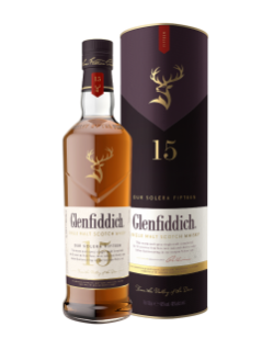 Whisky écossais Single Malt Glenfiddich 15 ans d'âge