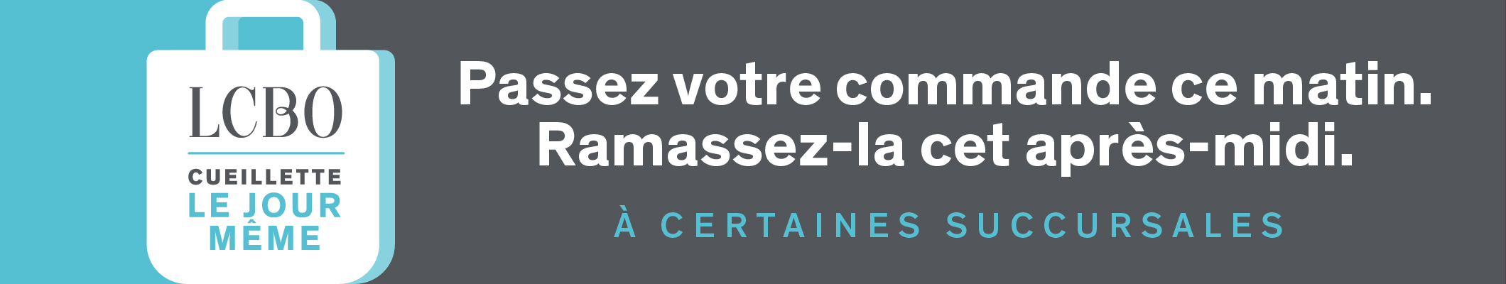 Cueillette le jour même maintenant offerte à certaines succursales