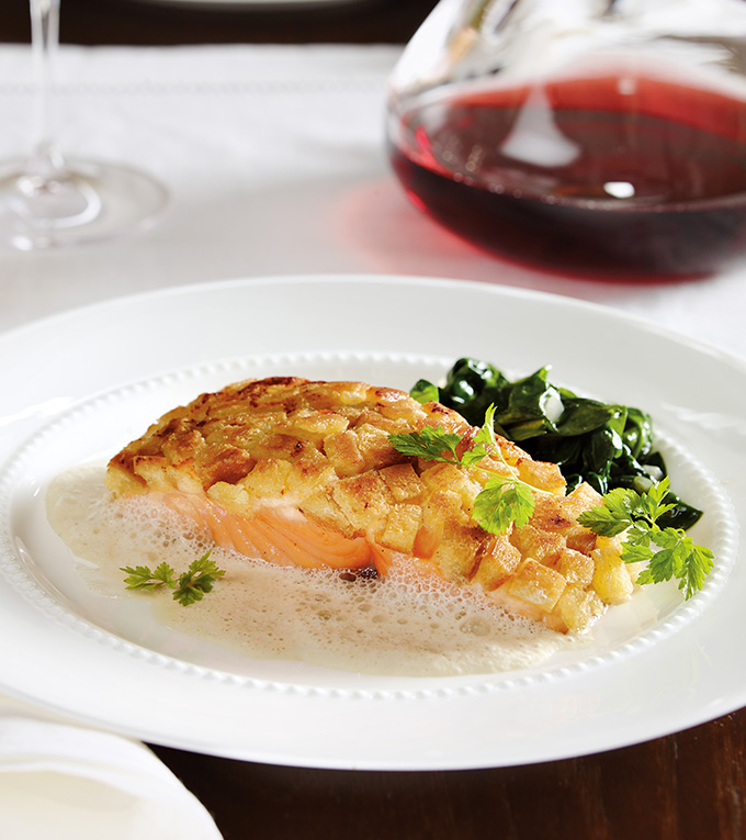 Roast salmon
